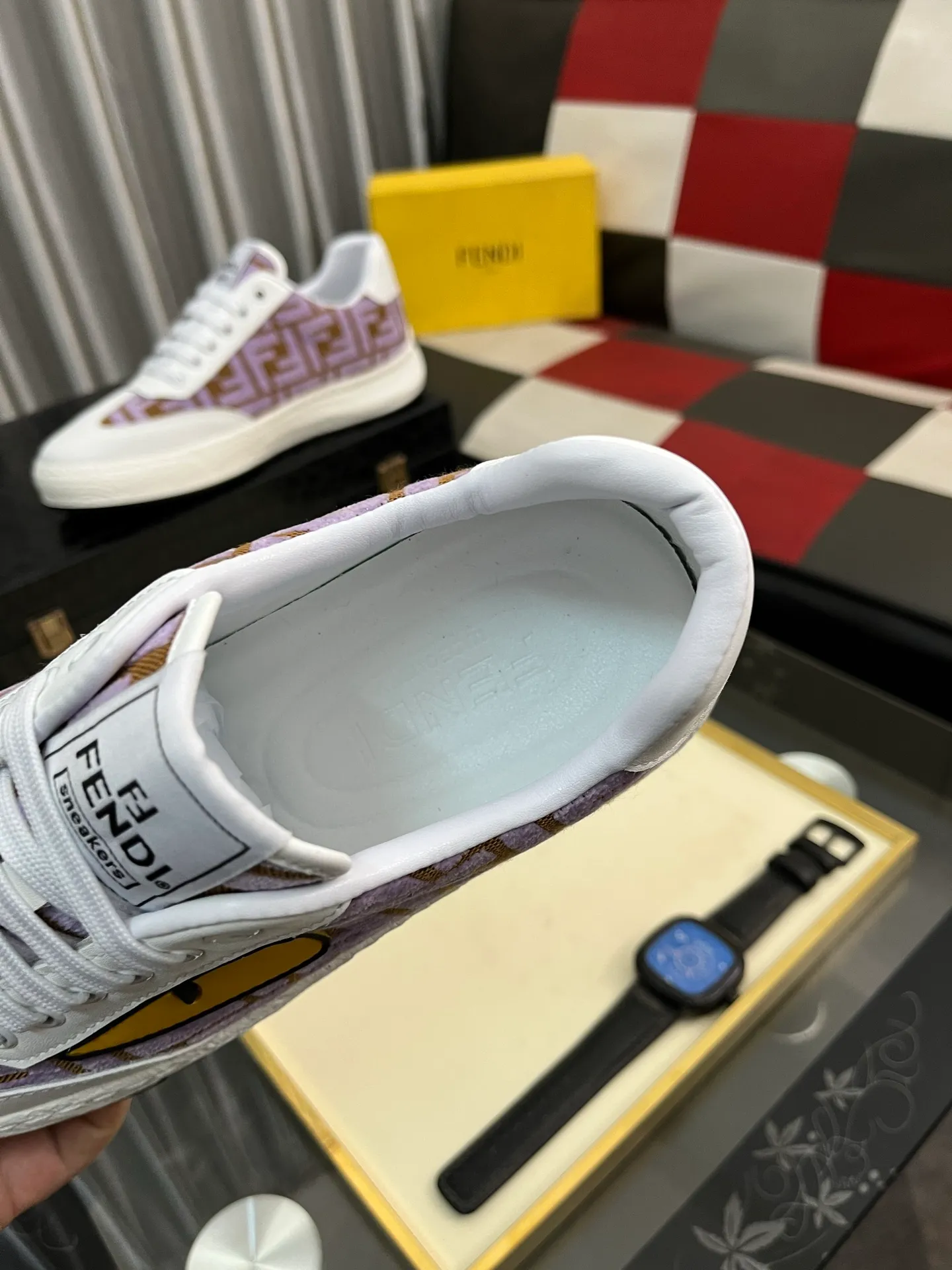 Men's shoes 💰420⌚️⌚️FENDI "Fendi" P480 Regular size: 38-44 (casual shoes) Product materials: Selected cowhide upper, soft sheepskin lining; original outsole. 4️⃣colors available